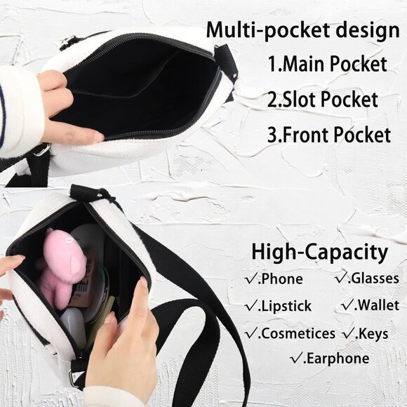 Stylish Lightweight Quilted Crossbody Bag - Perfect Feeding Therapist Gift - Picture 4 of 7